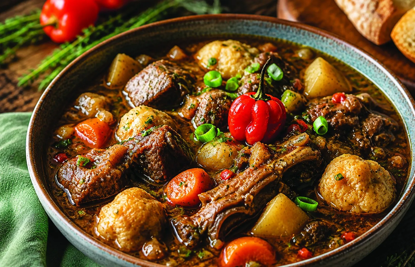 Goat Water (Traditional Nevis Goat Stew)